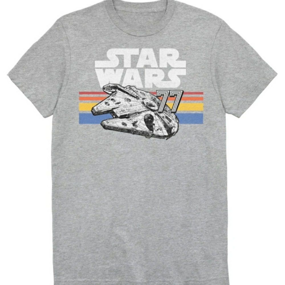 MILLENNIUM FALCON Vintage Style Graphic T-Shirt